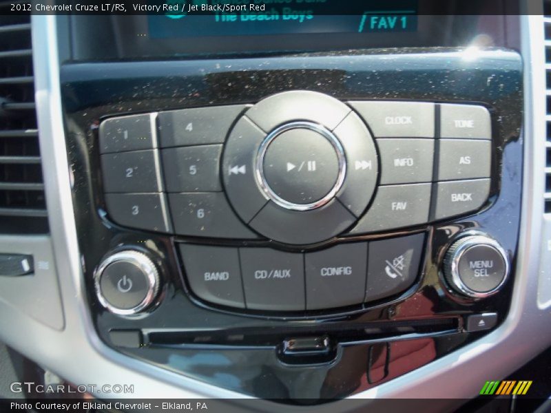 Victory Red / Jet Black/Sport Red 2012 Chevrolet Cruze LT/RS