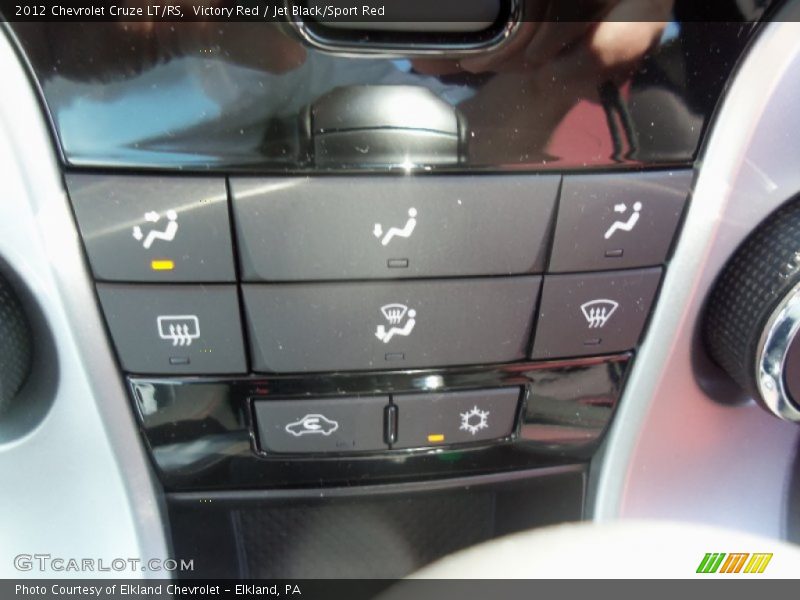 Victory Red / Jet Black/Sport Red 2012 Chevrolet Cruze LT/RS