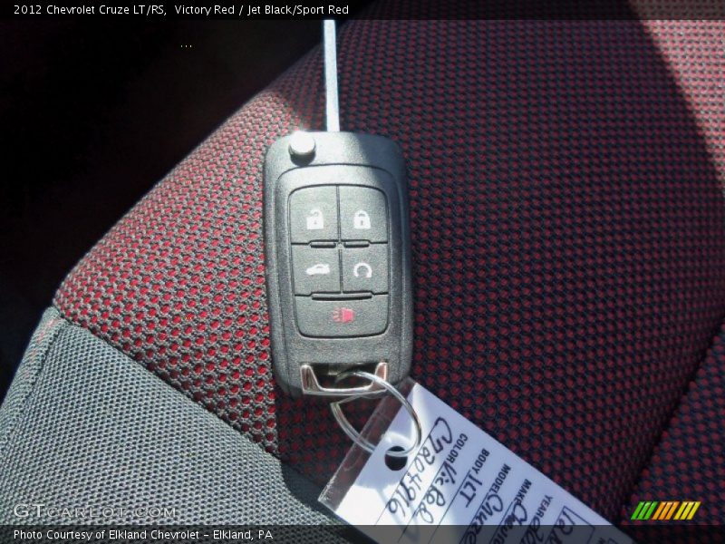 Keys of 2012 Cruze LT/RS