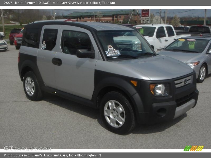 Alabaster Silver Metallic / Black/Titanium 2007 Honda Element LX AWD