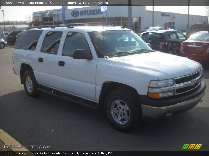 Summit White / Tan/Neutral 2006 Chevrolet Suburban LS 1500 4x4