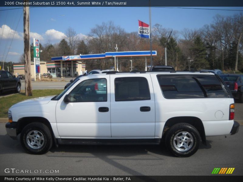 Summit White / Tan/Neutral 2006 Chevrolet Suburban LS 1500 4x4