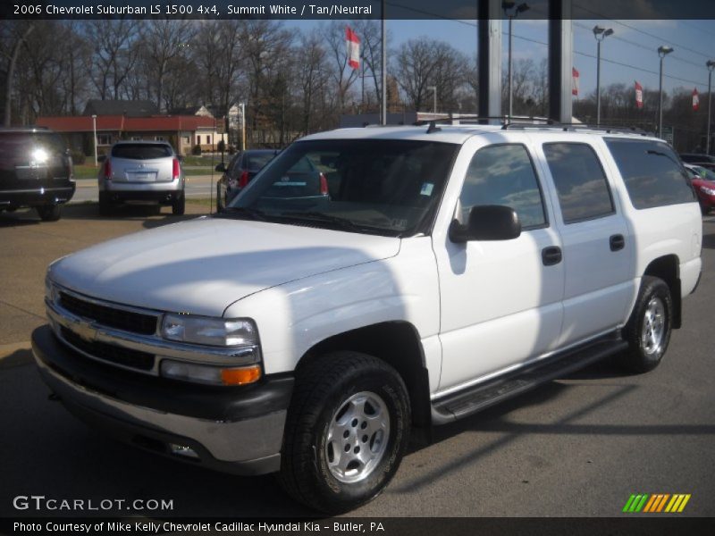 Summit White / Tan/Neutral 2006 Chevrolet Suburban LS 1500 4x4