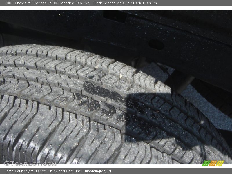 Black Granite Metallic / Dark Titanium 2009 Chevrolet Silverado 1500 Extended Cab 4x4