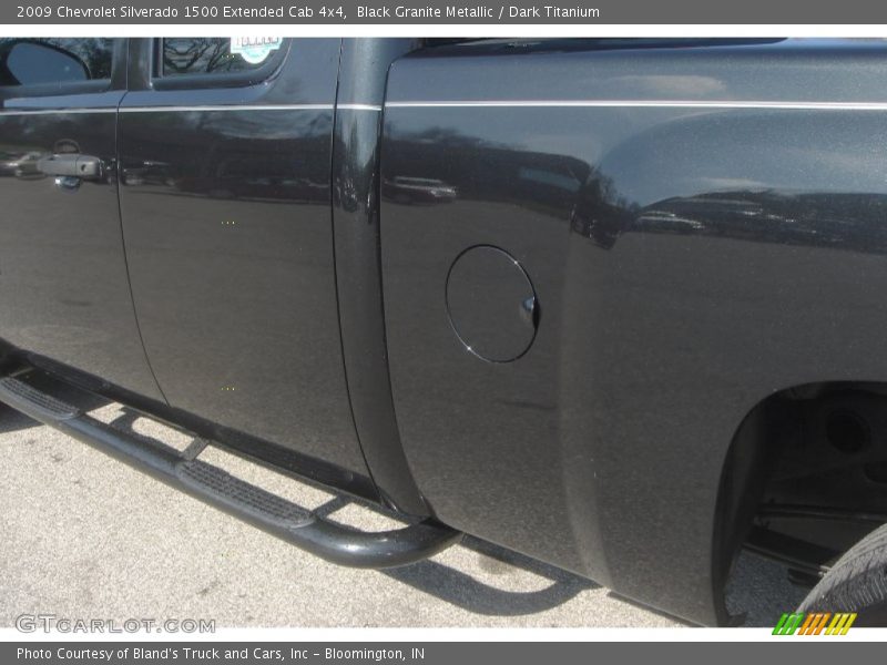Black Granite Metallic / Dark Titanium 2009 Chevrolet Silverado 1500 Extended Cab 4x4