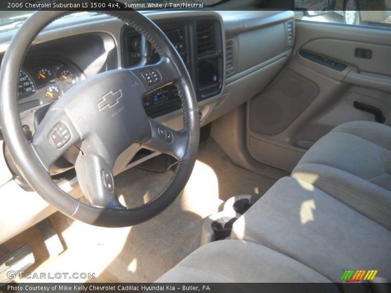 Summit White / Tan/Neutral 2006 Chevrolet Suburban LS 1500 4x4