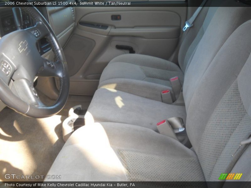 Summit White / Tan/Neutral 2006 Chevrolet Suburban LS 1500 4x4