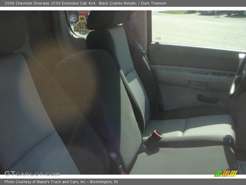 Black Granite Metallic / Dark Titanium 2009 Chevrolet Silverado 1500 Extended Cab 4x4