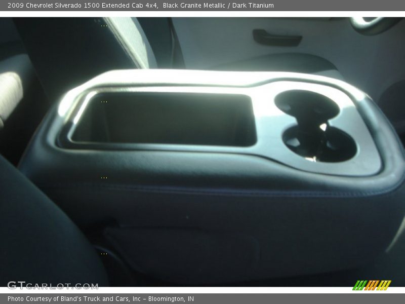 Black Granite Metallic / Dark Titanium 2009 Chevrolet Silverado 1500 Extended Cab 4x4