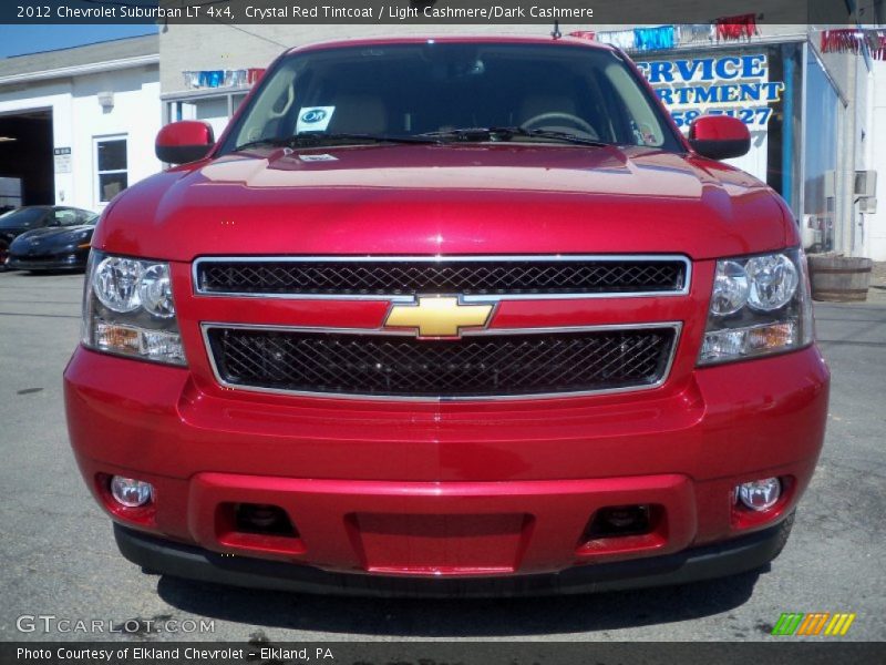 Crystal Red Tintcoat / Light Cashmere/Dark Cashmere 2012 Chevrolet Suburban LT 4x4