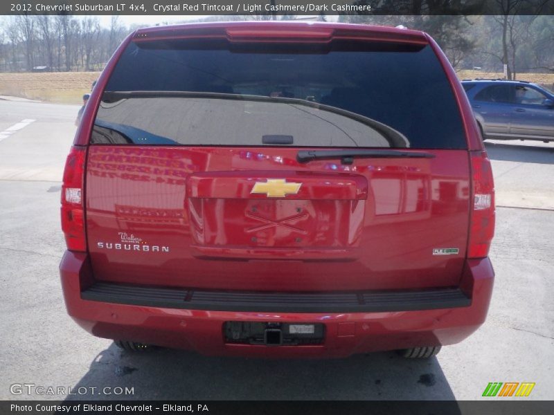 Crystal Red Tintcoat / Light Cashmere/Dark Cashmere 2012 Chevrolet Suburban LT 4x4