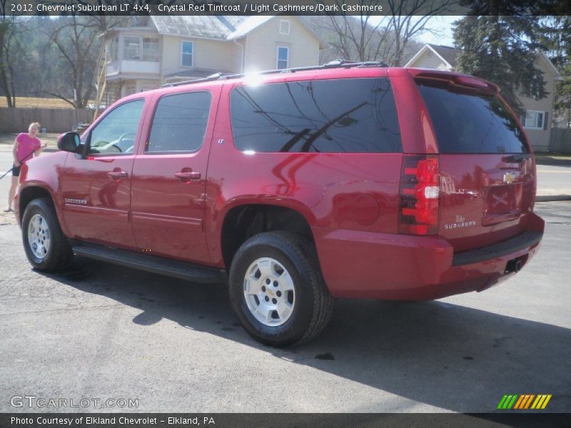 Crystal Red Tintcoat / Light Cashmere/Dark Cashmere 2012 Chevrolet Suburban LT 4x4