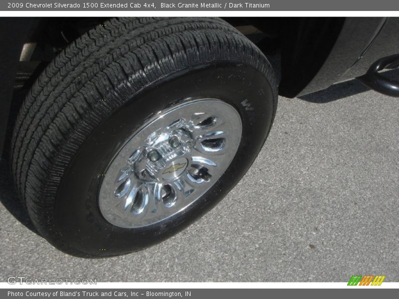 Black Granite Metallic / Dark Titanium 2009 Chevrolet Silverado 1500 Extended Cab 4x4