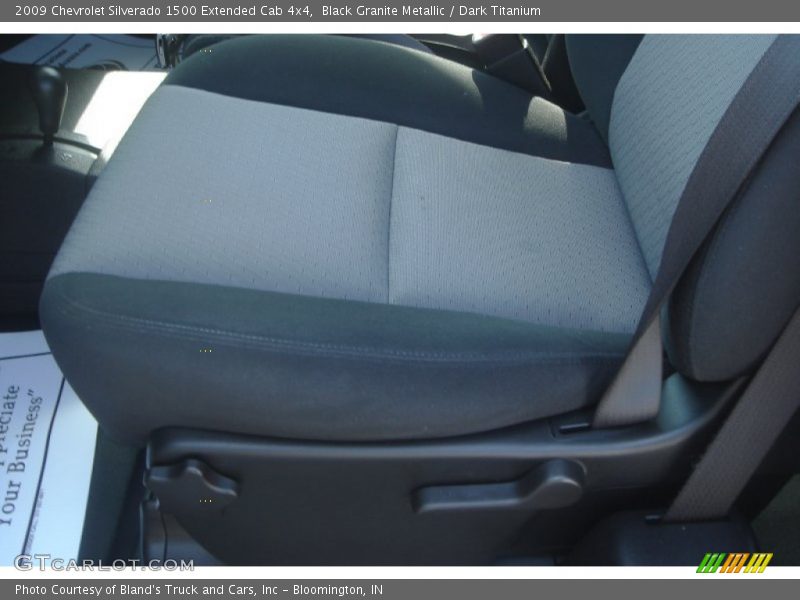 Black Granite Metallic / Dark Titanium 2009 Chevrolet Silverado 1500 Extended Cab 4x4