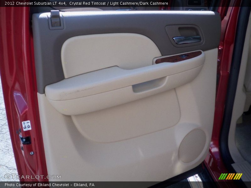 Crystal Red Tintcoat / Light Cashmere/Dark Cashmere 2012 Chevrolet Suburban LT 4x4