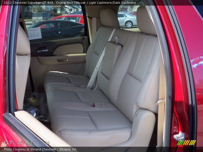 Crystal Red Tintcoat / Light Cashmere/Dark Cashmere 2012 Chevrolet Suburban LT 4x4