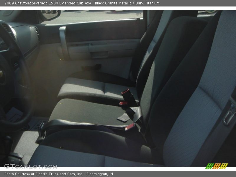Black Granite Metallic / Dark Titanium 2009 Chevrolet Silverado 1500 Extended Cab 4x4