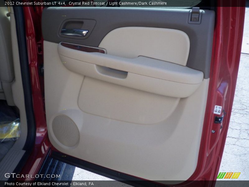 Crystal Red Tintcoat / Light Cashmere/Dark Cashmere 2012 Chevrolet Suburban LT 4x4