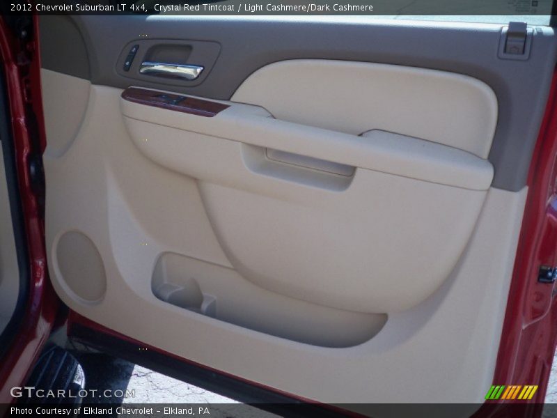 Crystal Red Tintcoat / Light Cashmere/Dark Cashmere 2012 Chevrolet Suburban LT 4x4