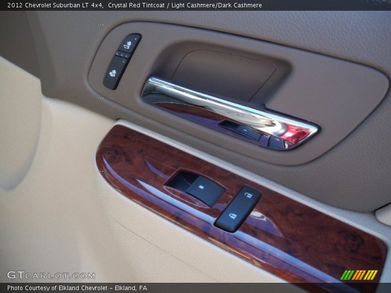Crystal Red Tintcoat / Light Cashmere/Dark Cashmere 2012 Chevrolet Suburban LT 4x4