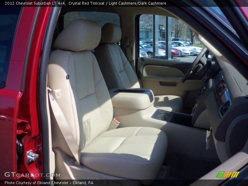 Crystal Red Tintcoat / Light Cashmere/Dark Cashmere 2012 Chevrolet Suburban LT 4x4