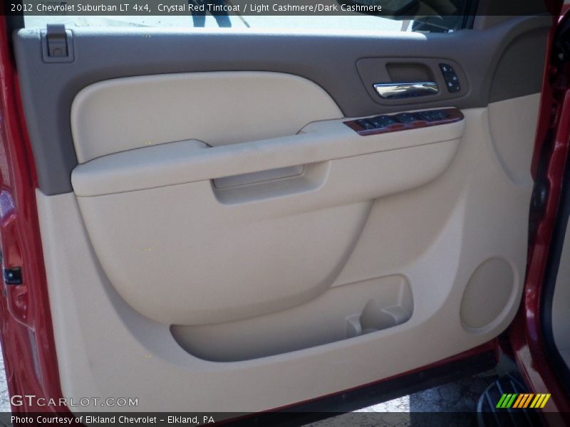 Crystal Red Tintcoat / Light Cashmere/Dark Cashmere 2012 Chevrolet Suburban LT 4x4