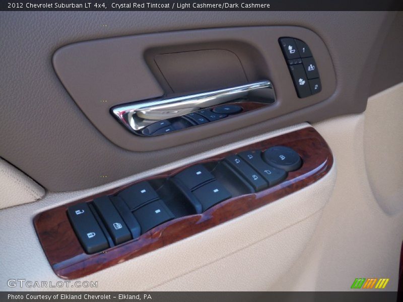 Crystal Red Tintcoat / Light Cashmere/Dark Cashmere 2012 Chevrolet Suburban LT 4x4
