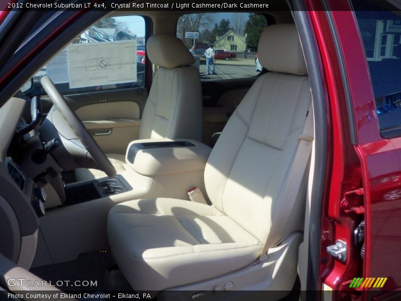 Crystal Red Tintcoat / Light Cashmere/Dark Cashmere 2012 Chevrolet Suburban LT 4x4