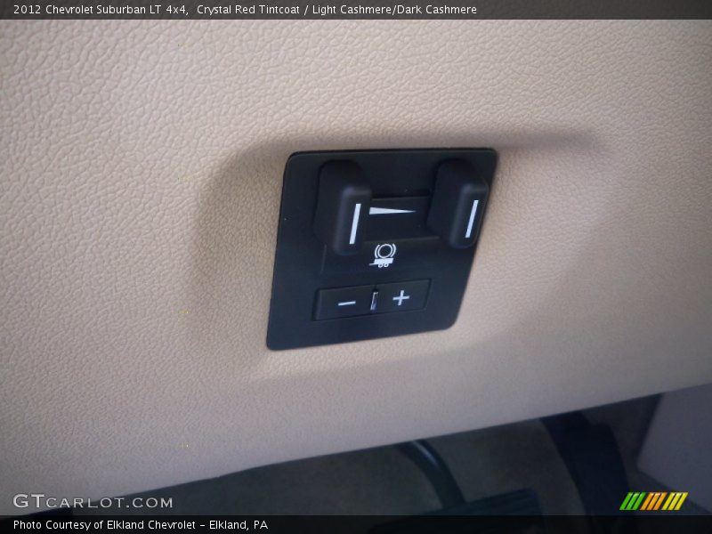 Crystal Red Tintcoat / Light Cashmere/Dark Cashmere 2012 Chevrolet Suburban LT 4x4