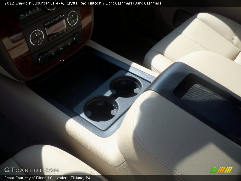 Crystal Red Tintcoat / Light Cashmere/Dark Cashmere 2012 Chevrolet Suburban LT 4x4