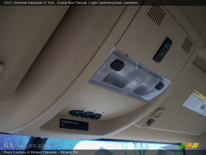 Crystal Red Tintcoat / Light Cashmere/Dark Cashmere 2012 Chevrolet Suburban LT 4x4