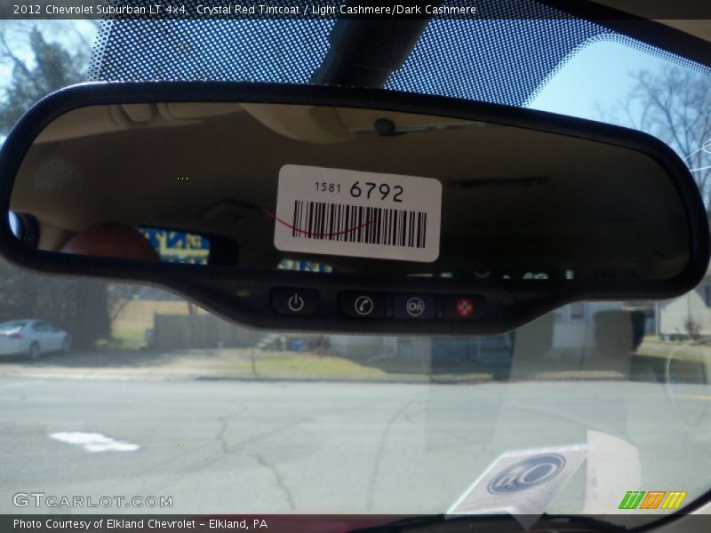 Crystal Red Tintcoat / Light Cashmere/Dark Cashmere 2012 Chevrolet Suburban LT 4x4