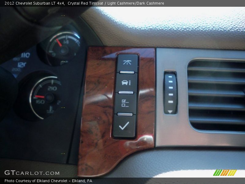 Crystal Red Tintcoat / Light Cashmere/Dark Cashmere 2012 Chevrolet Suburban LT 4x4