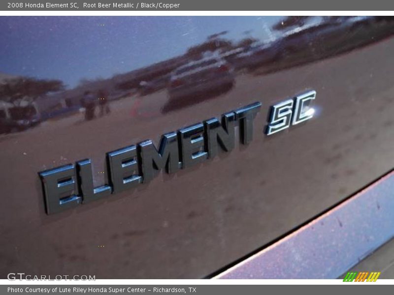 Root Beer Metallic / Black/Copper 2008 Honda Element SC