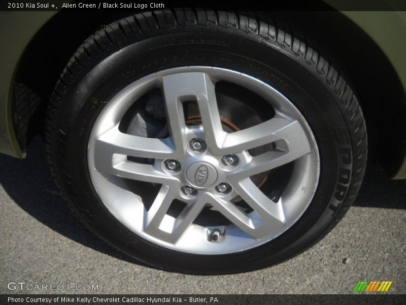 Alien Green / Black Soul Logo Cloth 2010 Kia Soul +
