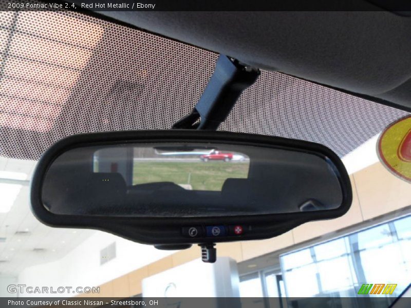 Red Hot Metallic / Ebony 2009 Pontiac Vibe 2.4