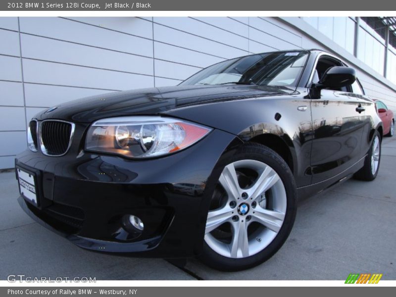 Jet Black / Black 2012 BMW 1 Series 128i Coupe