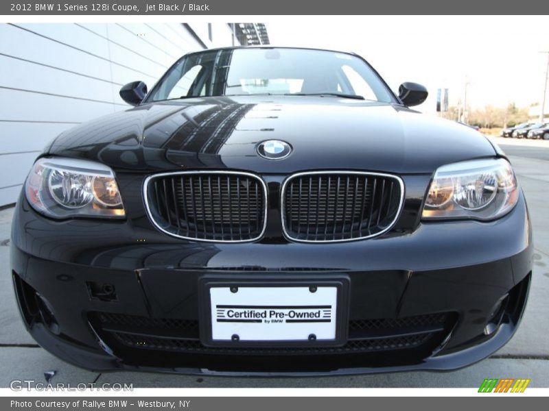 Jet Black / Black 2012 BMW 1 Series 128i Coupe