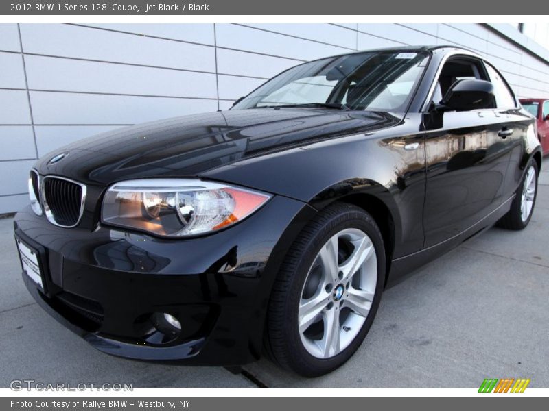 Jet Black / Black 2012 BMW 1 Series 128i Coupe