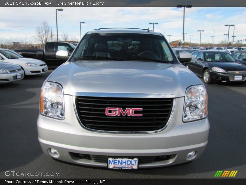 Pure Silver Metallic / Ebony 2011 GMC Yukon SLT 4x4