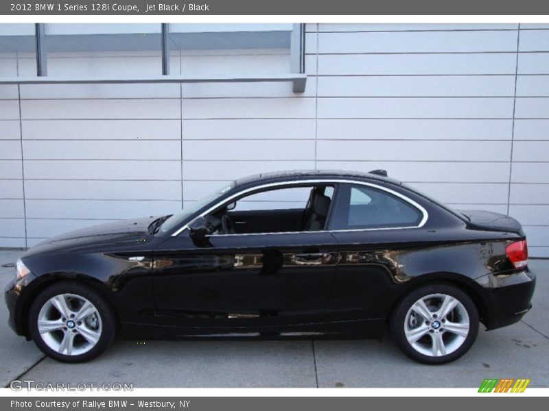 Jet Black / Black 2012 BMW 1 Series 128i Coupe