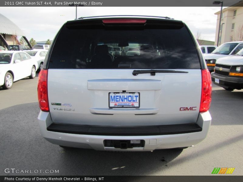 Pure Silver Metallic / Ebony 2011 GMC Yukon SLT 4x4