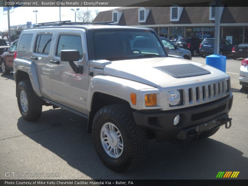 Boulder Gray Metallic / Ebony/Pewter 2009 Hummer H3