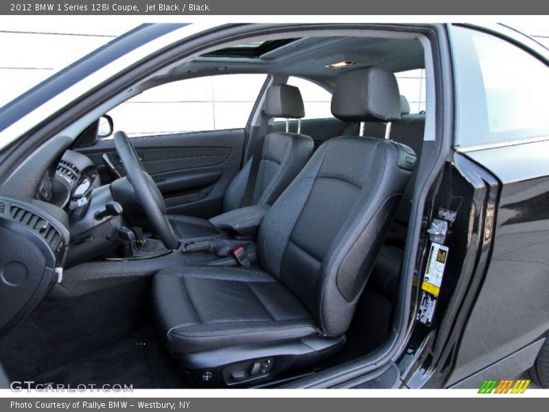Jet Black / Black 2012 BMW 1 Series 128i Coupe