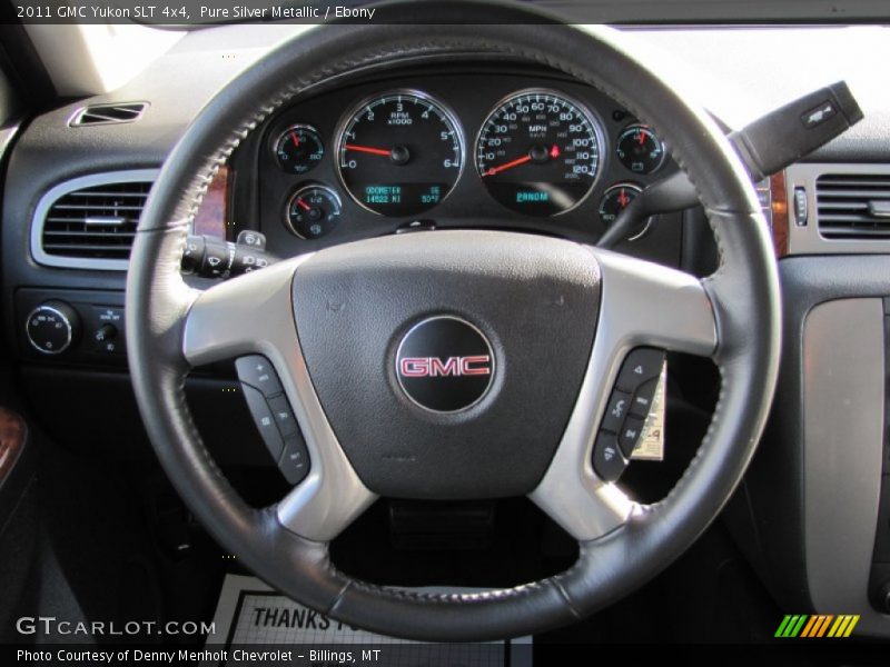 Pure Silver Metallic / Ebony 2011 GMC Yukon SLT 4x4