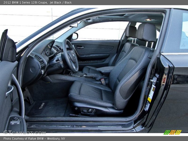 Jet Black / Black 2012 BMW 1 Series 128i Coupe
