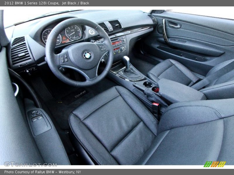 Jet Black / Black 2012 BMW 1 Series 128i Coupe