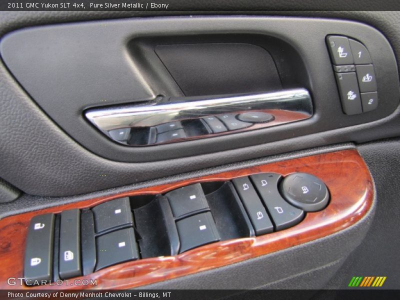 Pure Silver Metallic / Ebony 2011 GMC Yukon SLT 4x4