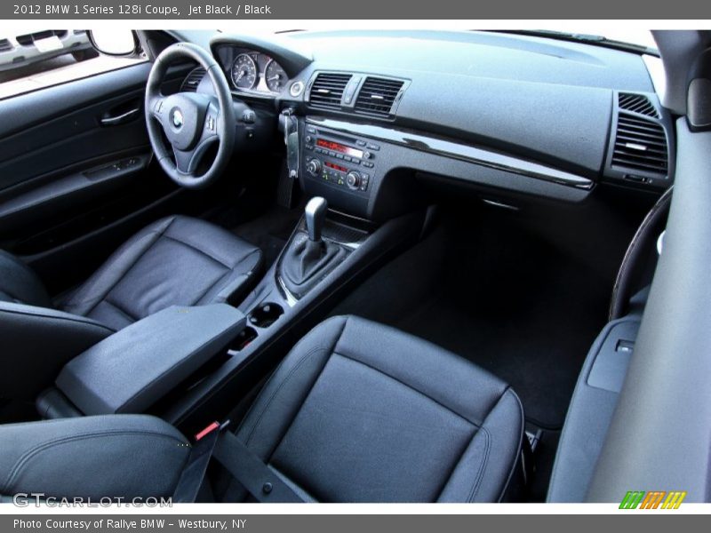 Jet Black / Black 2012 BMW 1 Series 128i Coupe