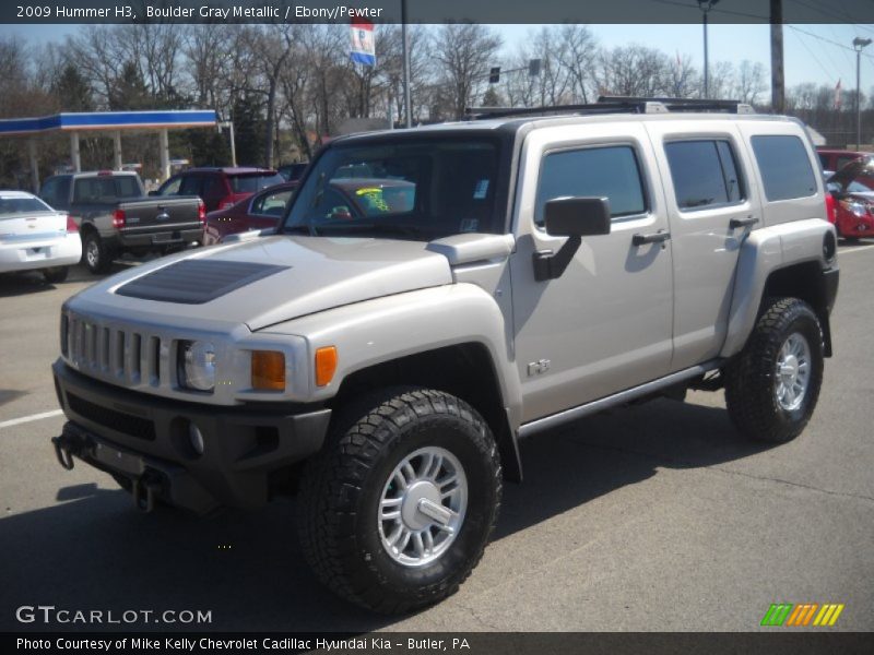 Boulder Gray Metallic / Ebony/Pewter 2009 Hummer H3